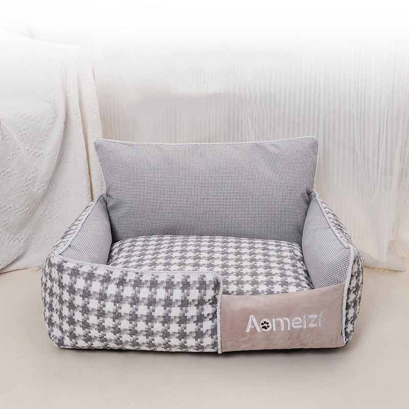 Lit détachable chaud et lavable pour chats et chiens imperméable