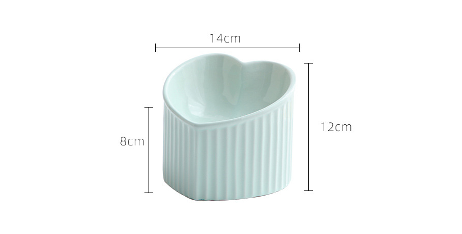 Diameter Pet Ceramic Bowl With Inclined Mouth Practical