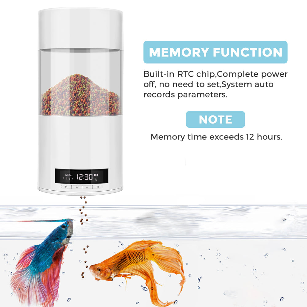 Alimentador automático de tanque de peces de acuario