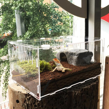 Boîte d'élevage de reptiles Boîte pour animaux de compagnie