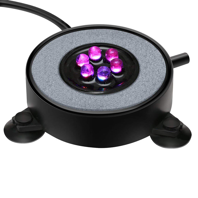 Lampe à bulles ronde pour aquarium