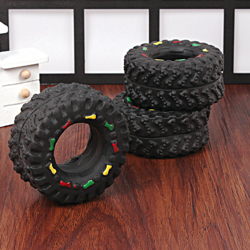 Kit 2 Small Tire Dog Toys