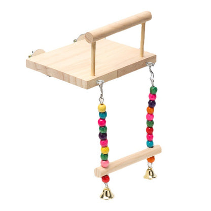 Crane Ring Climbing Ladder Cage parrot accesoires demo