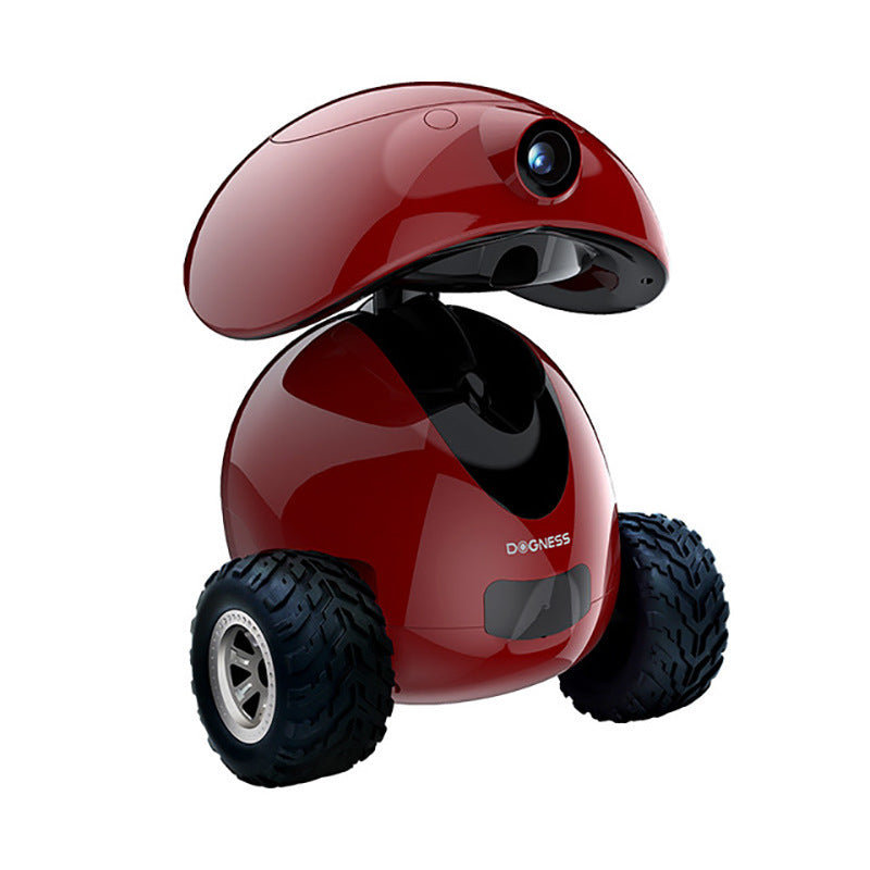 Red pet robot compagnon