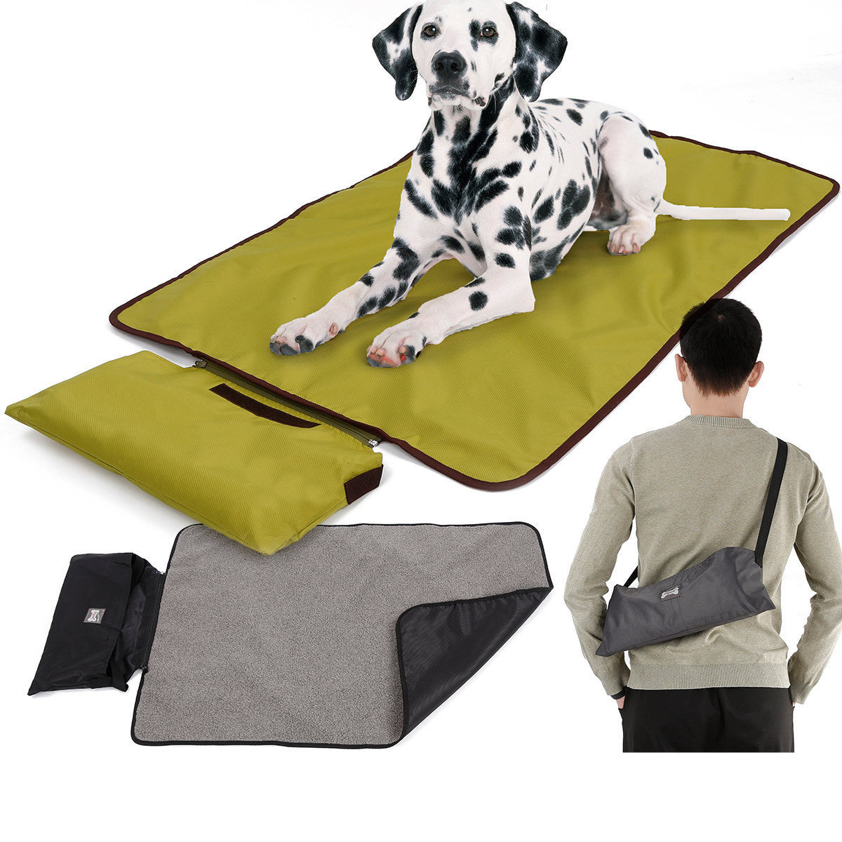 Outdoor Dog Blanket Folding Storage Portable Waterproof ex:1