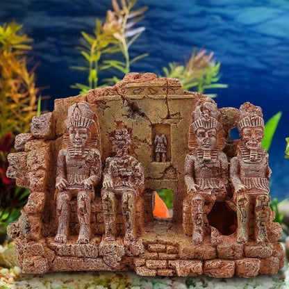 Temple de décoration d'aquarium